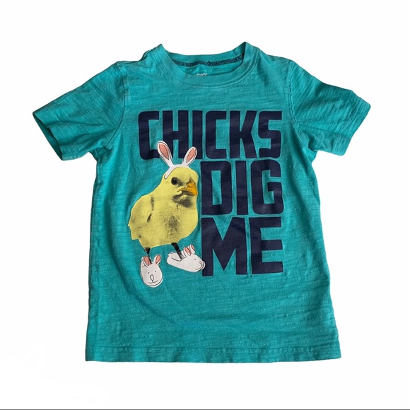 {Carter’s} “Chicks Dig Me” Easter Graphic Tee - Picture 7 of 7